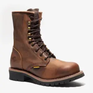 BA-901 Brown - Bota de Trabajo de 9 Pulgadas - Botas Logger de Trabajo - Bonanza Boots