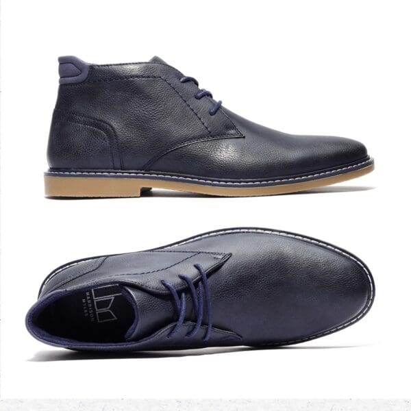 B-2301 Nicholas Navy - Botines de Vestir para Hombre por Mayoreo - Zapatos por Mayoreo