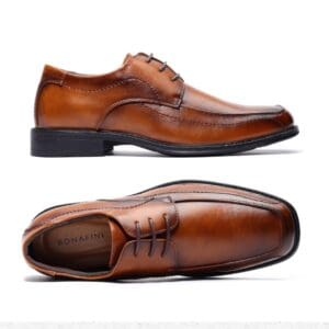 C-147 Emilio Cognac - Zapatos de Vestir para Hombre por Mayoreo - Calzado por Mayoreo