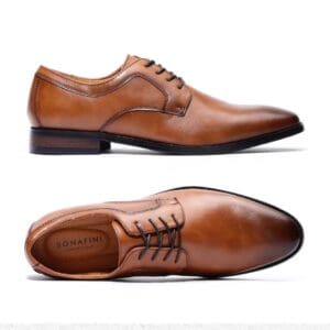 C-158 Diego Cognac - Zapatos de Vestir para Hombre por Mayoreo