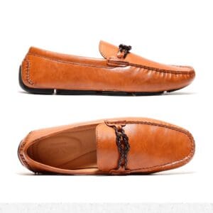 D-2411 Andrew Cognac - Zapatos de Vestir para Hombre por Mayoreo - Zapatos por Mayoreo