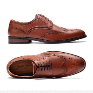 F-413 Benicio Cafe - Zapatos de Vestir para Hombre - Calzado por Mayoreo