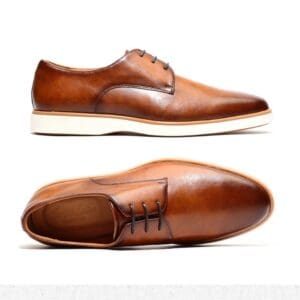 H-2461 Sebastian Cognac - Zapatos de Vestir para Hombre por Mayoreo - Zapatos por Mayor