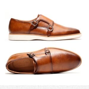 H-2462 Sebastian Cognac - Zapatos de Vestir para Hombre - Zapatos Formales por Mayor