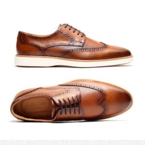 H-2464 Sebastian Cognac - Zapatos de Vestir para Hombre por Mayoreo - Zapatos por Mayor