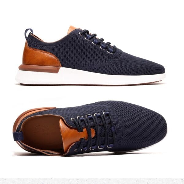 T-2482 Elias Navy - Tenis Casuales para Hombre por Mayoreo - Zapatos para Hombre por Mayoreo