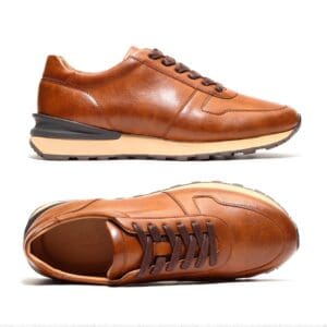 T-2493 Jasper Cognac - Tenis Casuales para Hombre por Mayoreo - Zapatos por Mayor