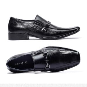 G-223 Benicio Negro - Zapatos de Vestir para Hombre por Mayoreo - Calzado por Mayoreo