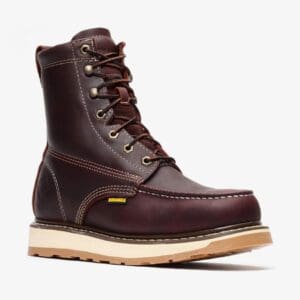 BA-813 Burgundy - Botas de Trabajo de 8 Pulgadas por Mayoreo - Botas de Trabajo por Mayoreo