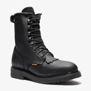 BA-817 Black - Bota de Trabajo de 8 Pulgadas Mayoreo - Botas de Trabajo para Hombre Mayoreo - Bonanza Boots