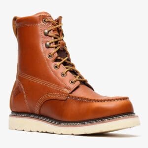 BA-840 Golden Tan - Bota de Trabajo de 8 Pulgadas - Botas para Hombre de Trabajo - Bonanza Boots