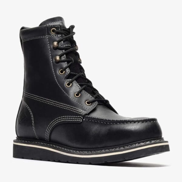 BA-840 Jet Black - Bota de Trabajo de 8 Pulgadas - Botas para Hombre de Trabajo - Bonanza Boots (2)