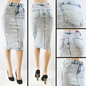 SG-77239 Sand Blast - Wholesale Skirts Faldas Mayoreo - Amor Sales