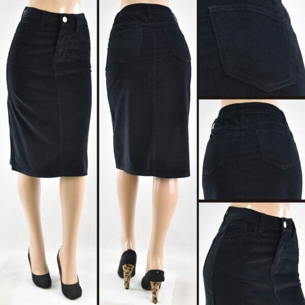 SG-79106 Black - Wholesale Skirts Faldas Mayoreo - Amor Sales