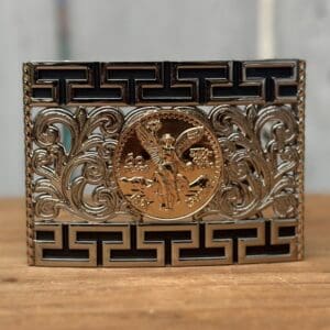 Hebilla Vaquera Rectangular de Centenario por Mayoreo - Hebillas Vaqueras para Hombre por Mayor